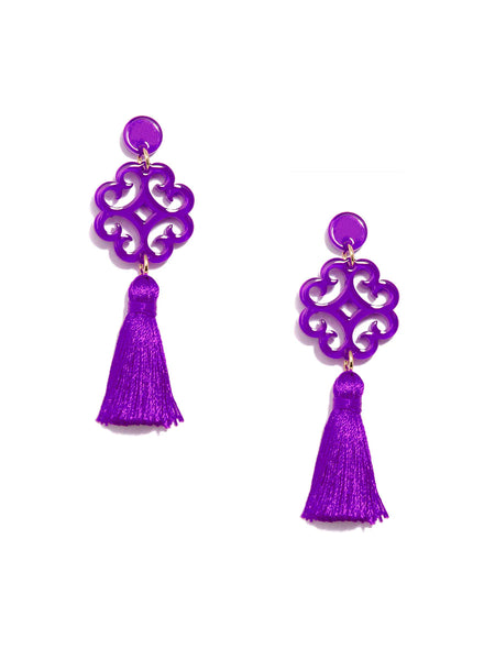 Drop Tassel Earrings