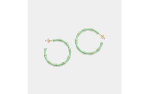 Bamboo Hoop Earrings