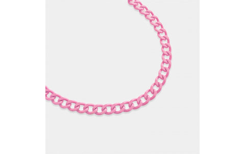16" Enamel Curb Chain Necklace