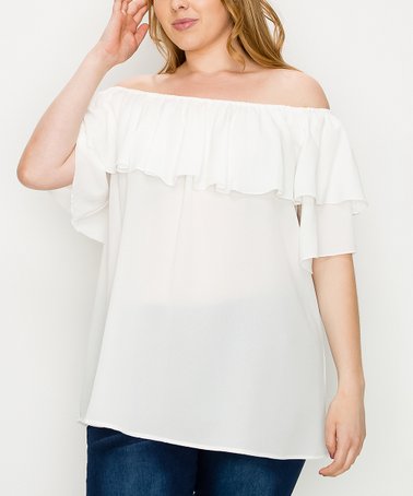 Sweet Lindsey Off Shoulder 3x Top