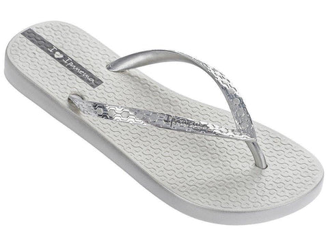 Ipanema Silver Flip Flops